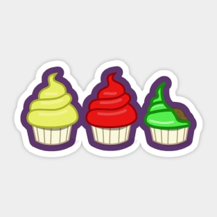 Every 3rd Cupcake - Lunette Sticker